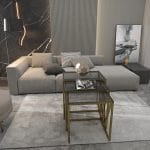 ⁦تربيزة متداخلة روند⁩ - الصورة ⁦3⁩